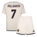Billige AS Roma Lorenzo Pellegrini #7 Børnetøj Udebanetrøje til baby 2023-24 Kortærmet (+ korte bukser)